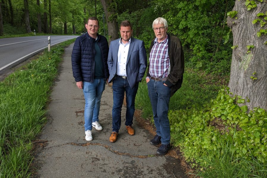 Radweg an der B238
