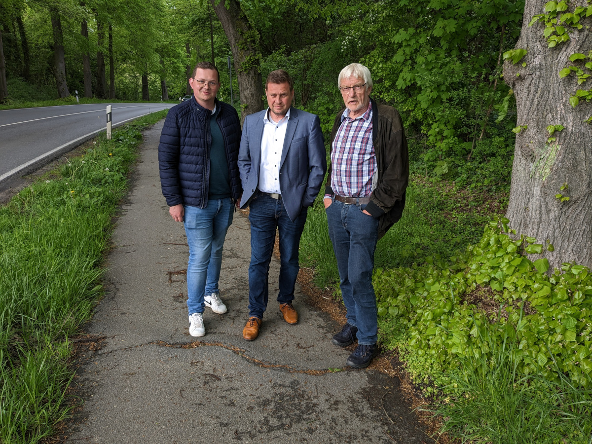 Radweg an der B238